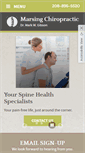 Mobile Screenshot of marsingchiropractic.com